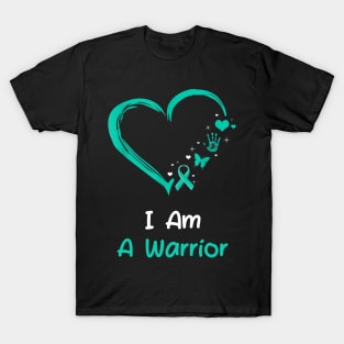 Cervical Cancer Awareness gift I am a Warrior T-Shirt